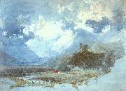 Joseph Mallord William Turner Dolbadern Castle oil painting